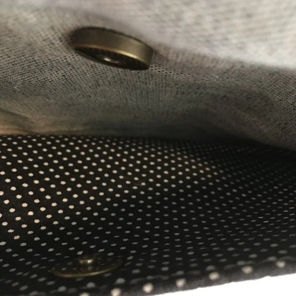 Kitty Cat Crossbody purse Festival Bag Black Handmade Travel Art - Picture 6 of 10